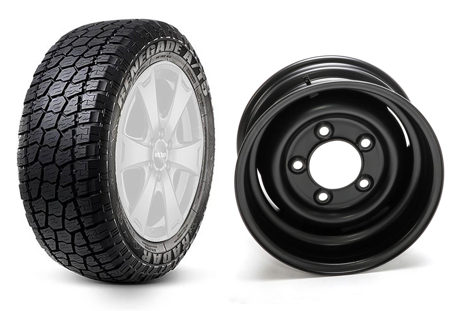 Radar Renegade A/T5 Allterrain mit ANR Stahlfelge schwarz