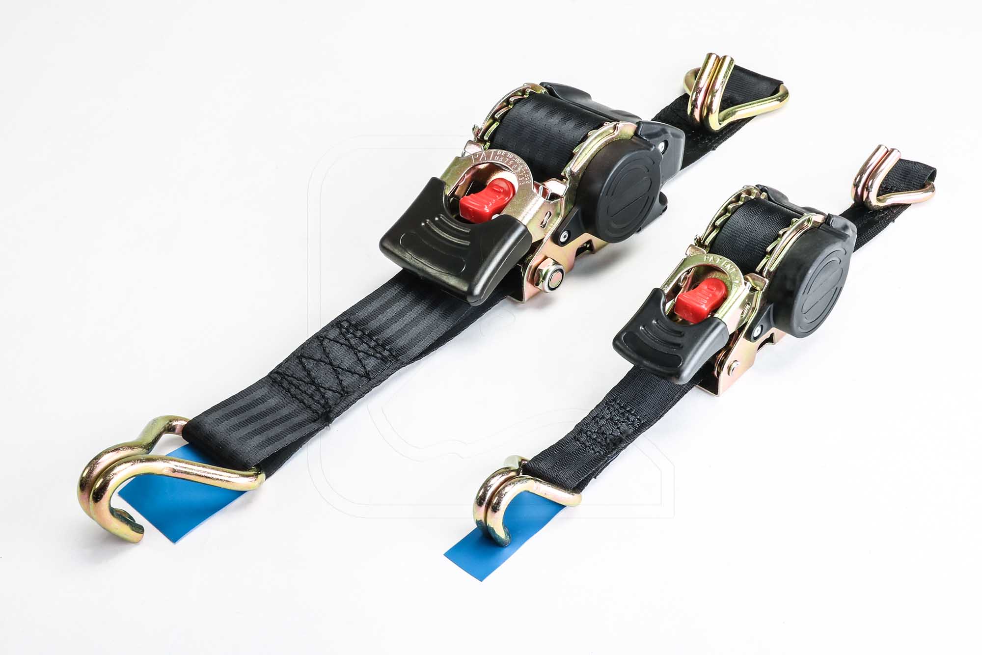 2 Zurrgurte mit Aufrollautomatik