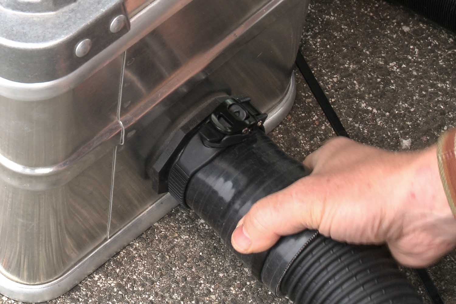 Endstück für Warmluftschlauch WALUFLEX