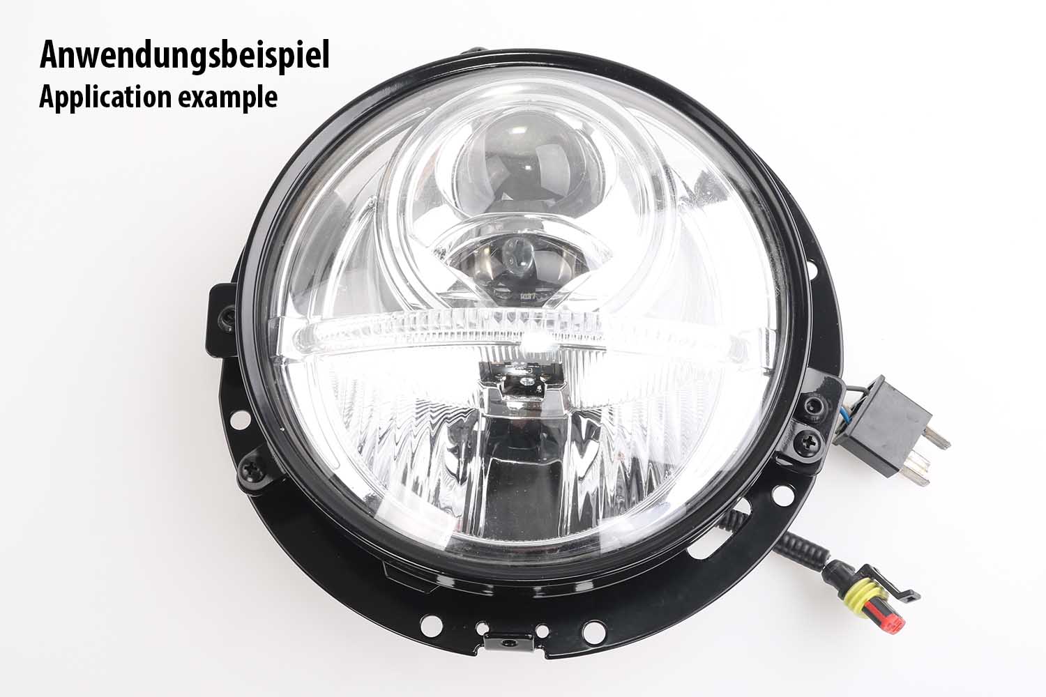 Anwendungsbeispiel, Scheinwerferhalterung für G-Klasse