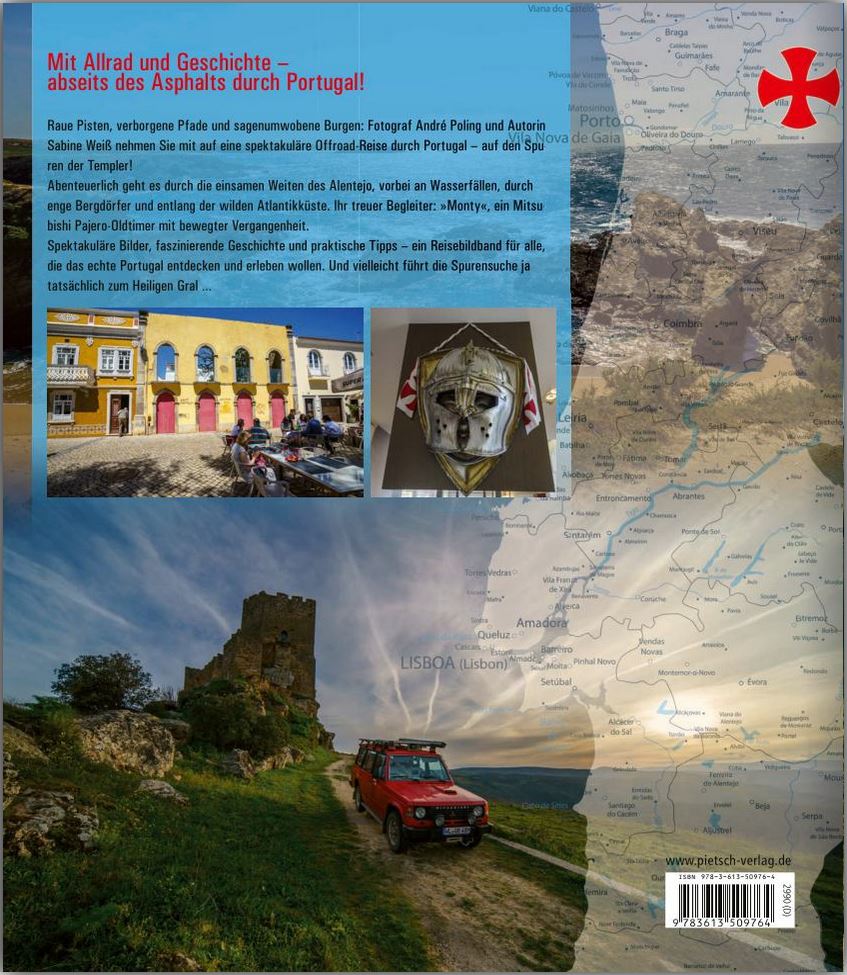 Portugal Offroad erleben Büchrückseite