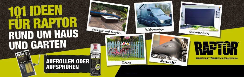 Raptor Anwendungs-Tipps