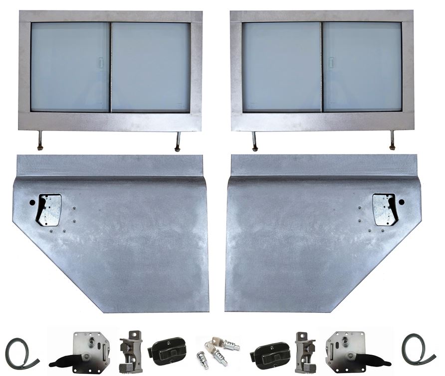 Verzinkte Türen 2. Sitzreihe