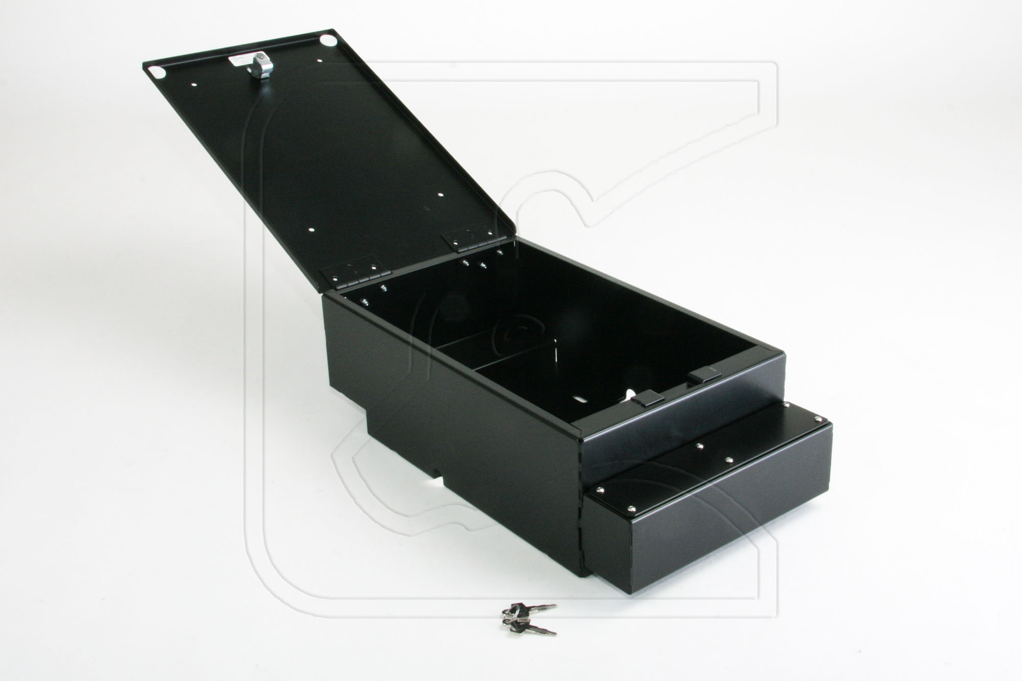 Wertsachenfach, Deckel geöffnet