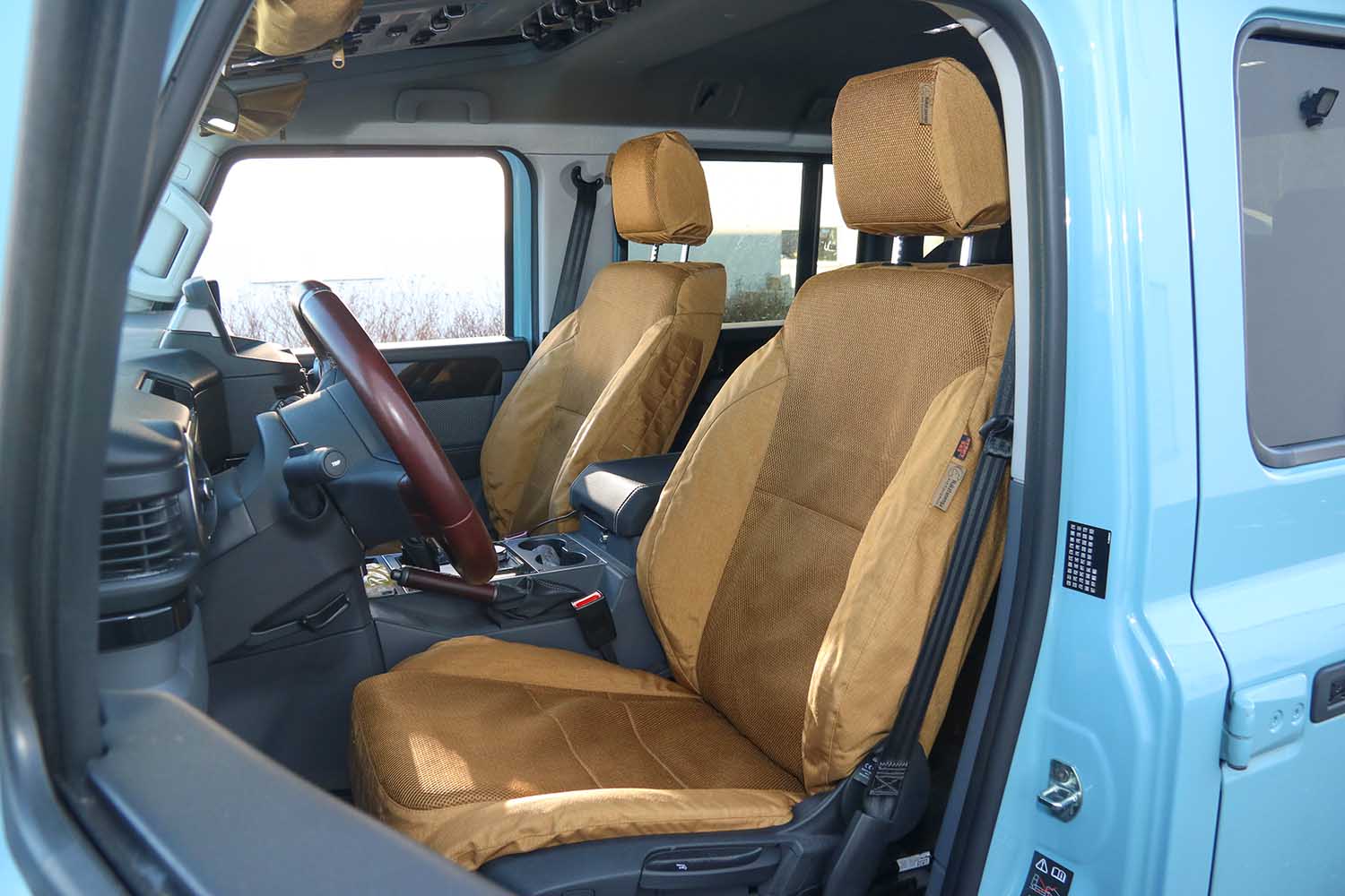 Sitzbezug für INEOS Grenadier, Fahrer- / Beifahrerseite, coyote