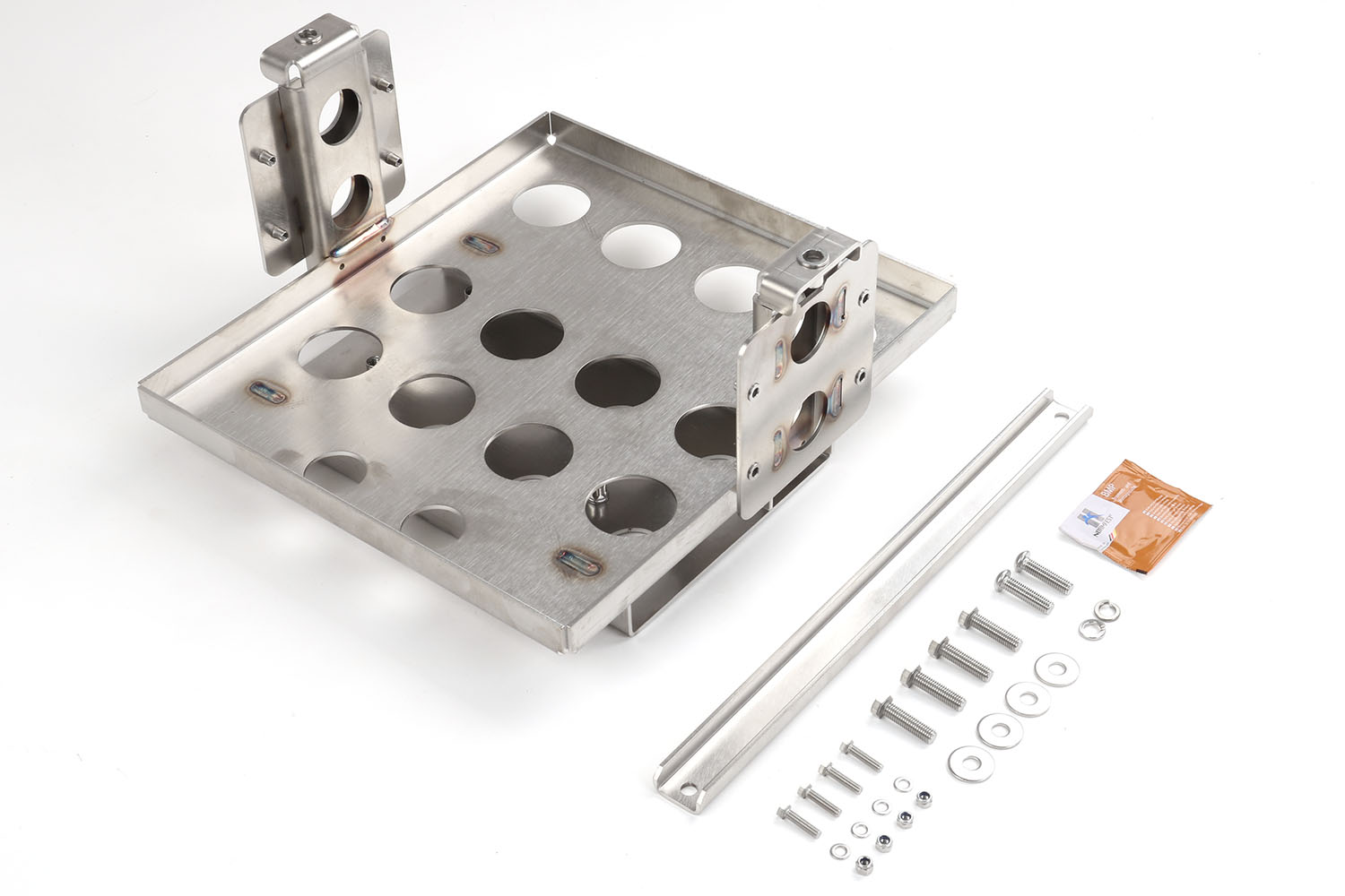 Halter für Doppelbatteriesystem, eloxiert
