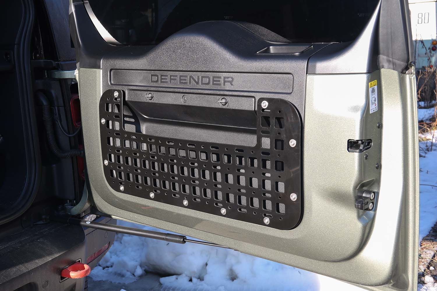 Tailgate Organizer aus gelasertem HDPE, für New Defender